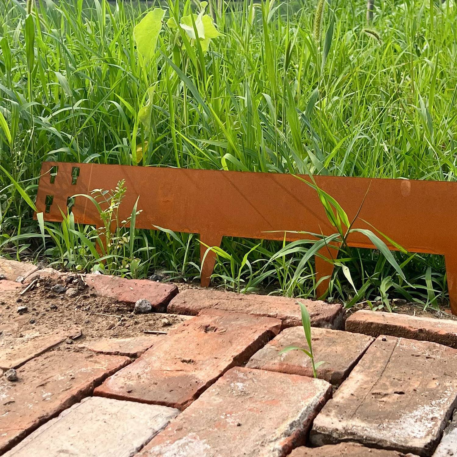buy corten metal path edging online