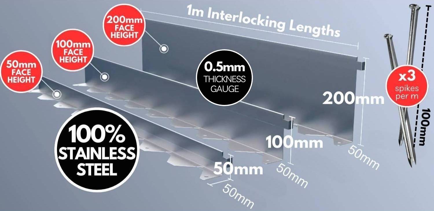 buy stainless steel lawn edge online