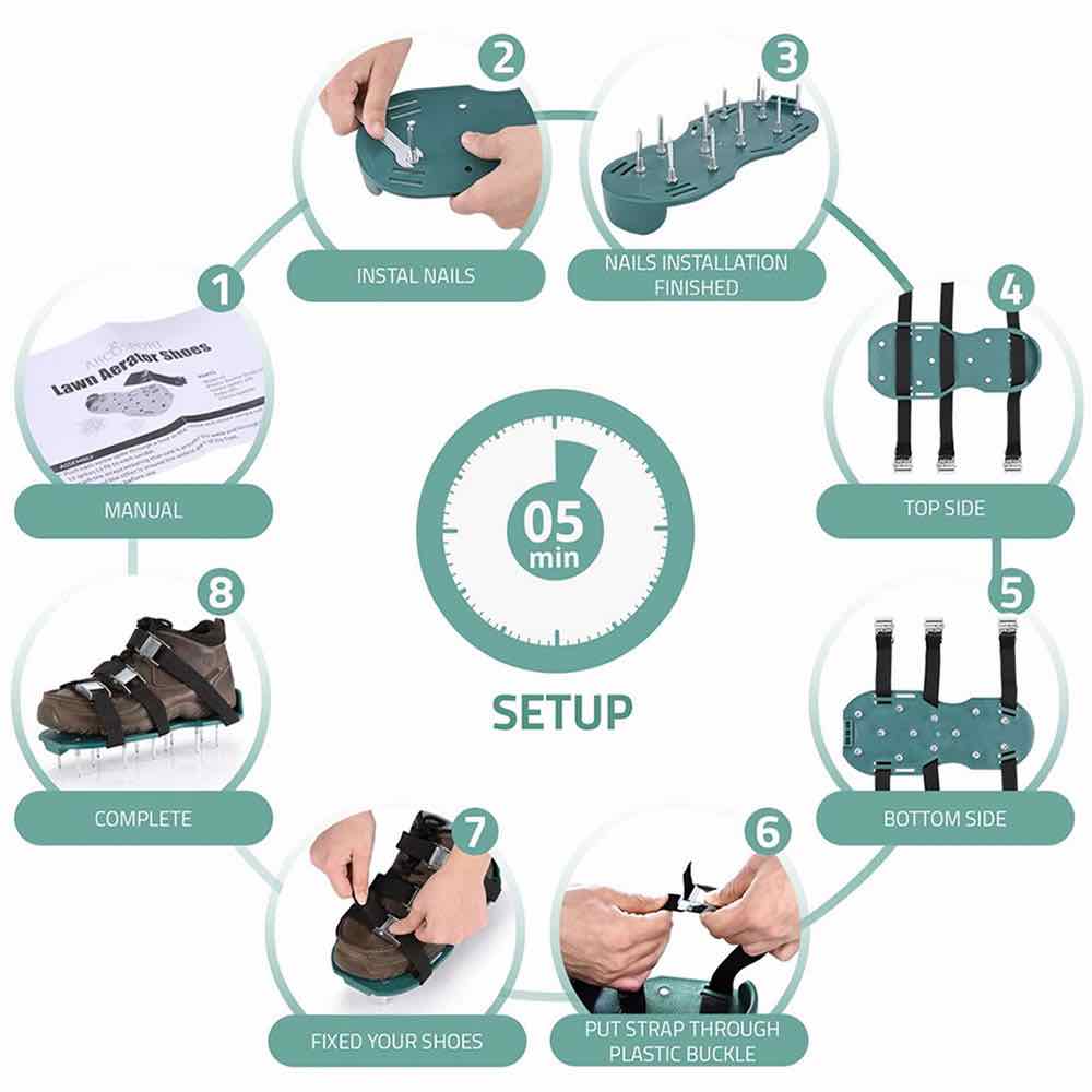 Lawn Aerator Shoes