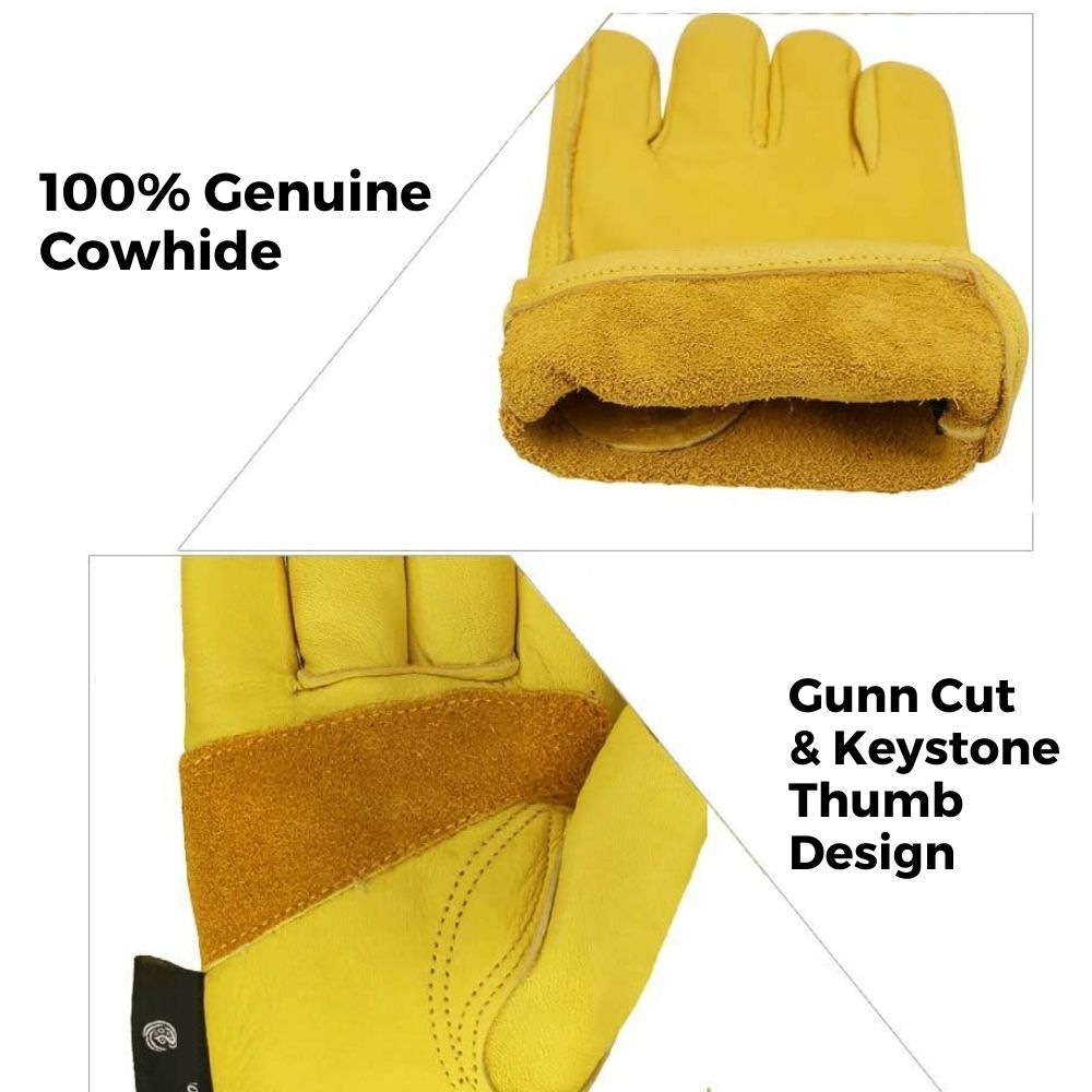 Leather Gardening Gloves S