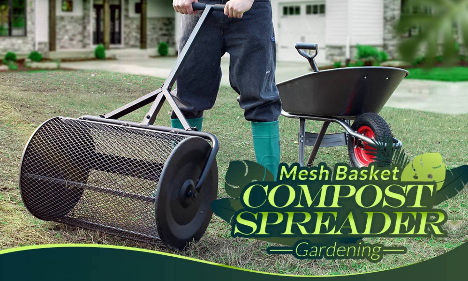 buy mesh basket compost spreade
